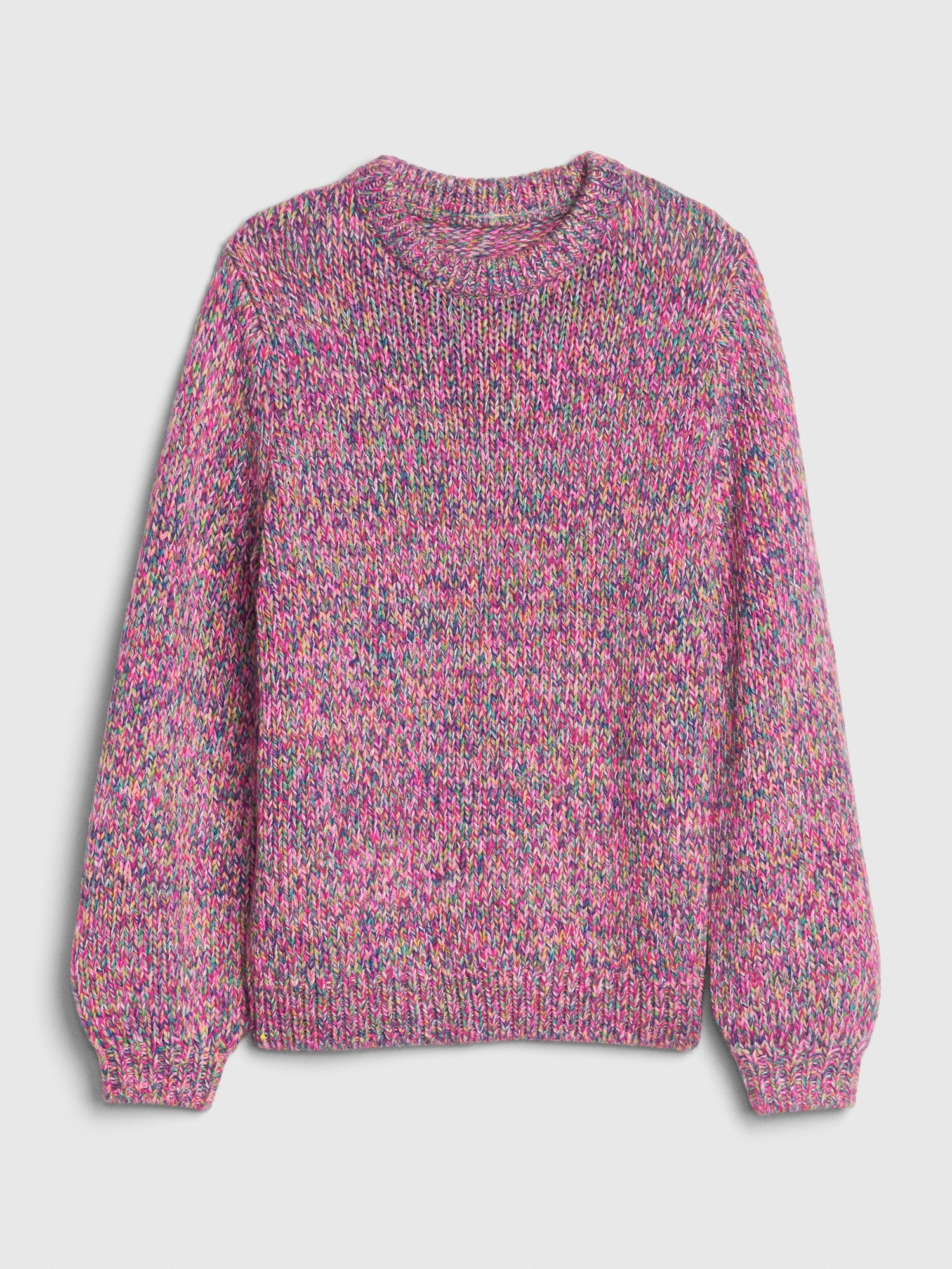 Multicolor Marled Crewneck Sweater | Gap