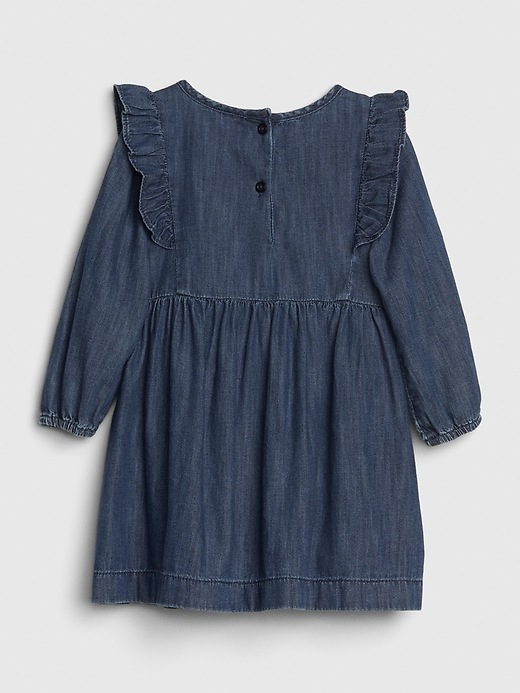 Image number 2 showing, Toddler Embroidered Ruffle Dress