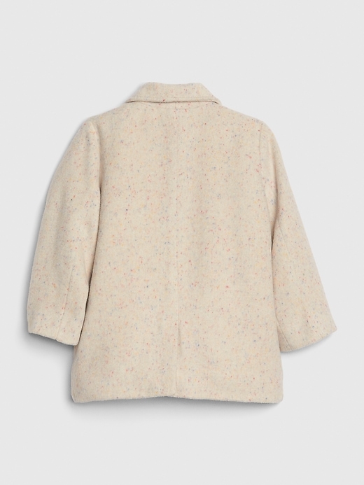 2 of 8 showing, with the color sandstorm of product Toddler Speckle Sherpa-Lined Coat