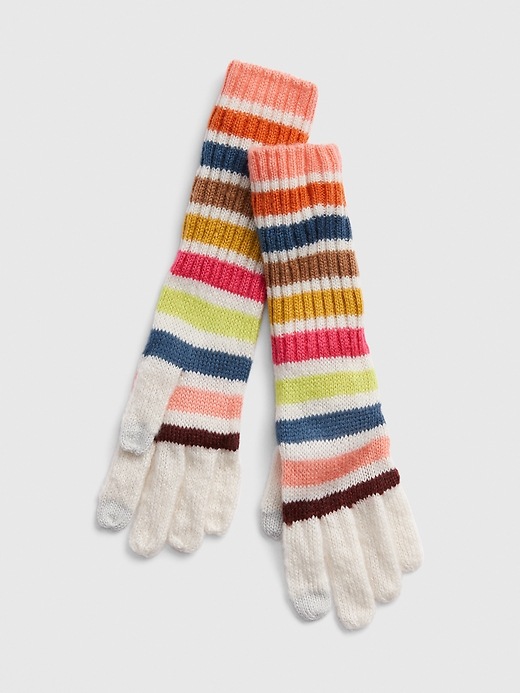 View large product image 1 of 1. Crazy Stripe Gloves