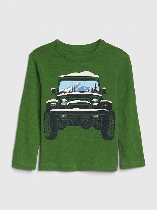 View large product image 1 of 2. Toddler Graphic Long Sleeve T-Shirt