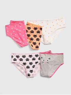Kids Cat Print Bikini (5-Pack)