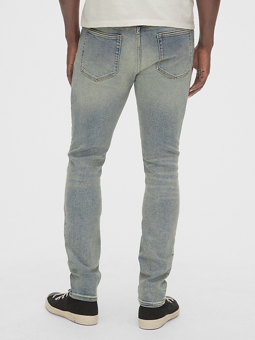Image number 2 showing, Distressed Skinny Jeans with GapFlex Max