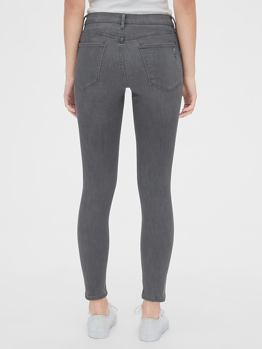 Mid Rise Distressed Favorite Jeggings | Gap