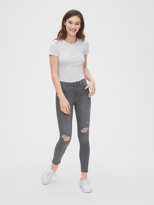 Image number 3 showing, Mid Rise Distressed Favorite Jeggings