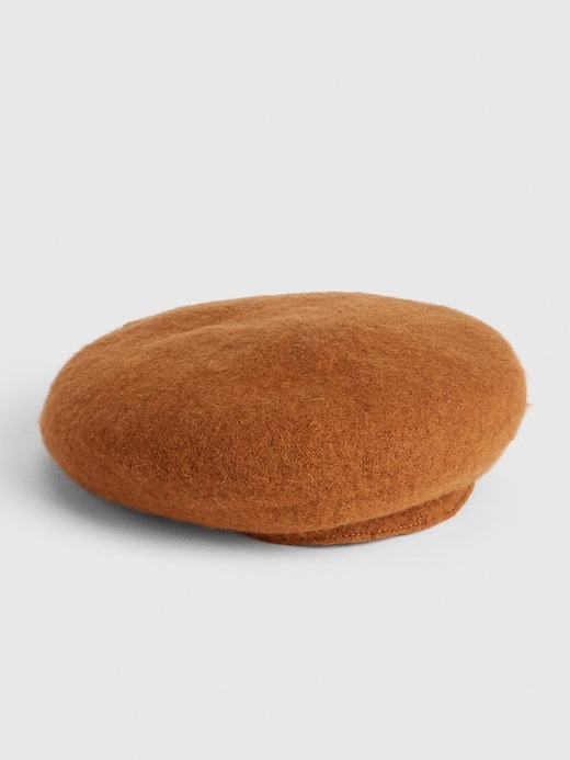 View large product image 1 of 1. Wool-Blend Beret