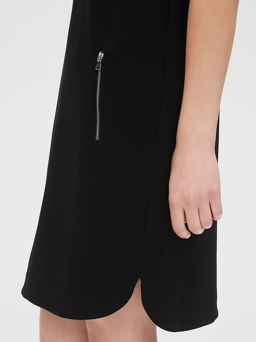 Image number 5 showing, Split-Neck Zip-Pocket Dress