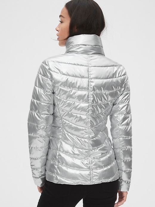 Image number 2 showing, ColdControl Lightweight Metallic Puffer Jacket