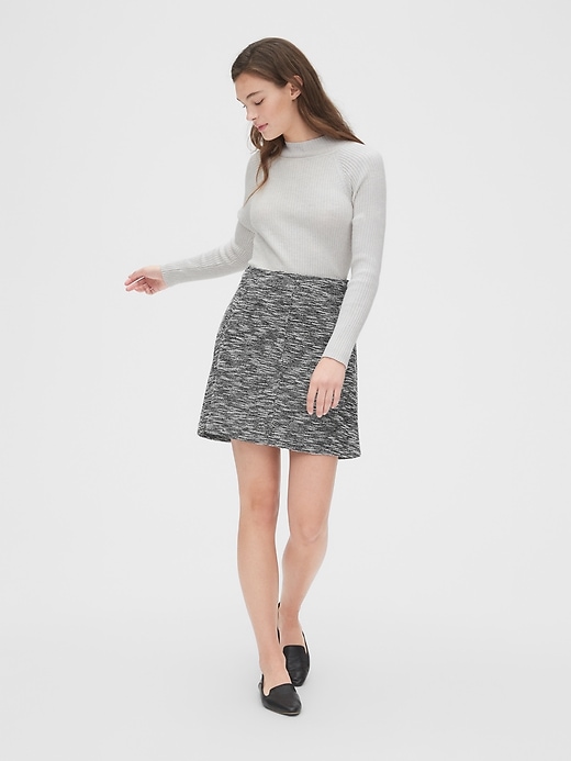 Image number 3 showing, Boucle Mini Skirt