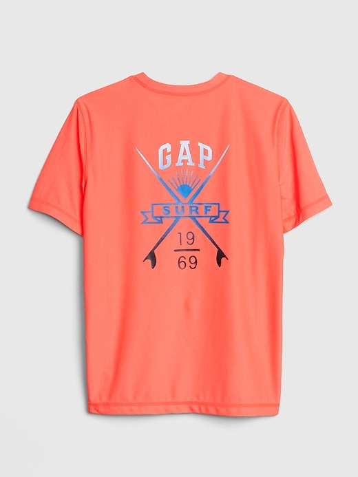 Image number 2 showing, Kids Gap Logo Rash Guard