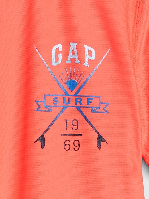 Image number 3 showing, Kids Gap Logo Rash Guard