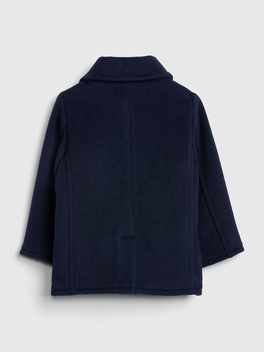 Image number 2 showing, Toddler Wool-Blend Peacoat