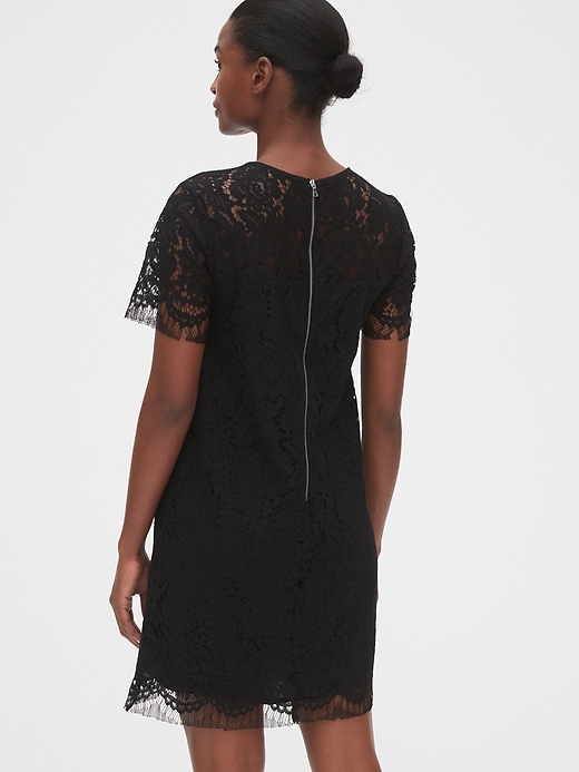 Image number 2 showing, Lace Shift Dress