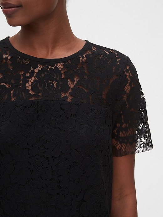 Image number 5 showing, Lace Shift Dress