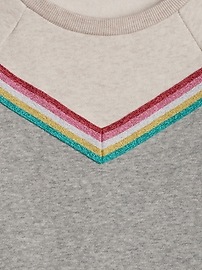 View large product image 3 of 3. Toddler Rainbow Tunic Sweatshirt