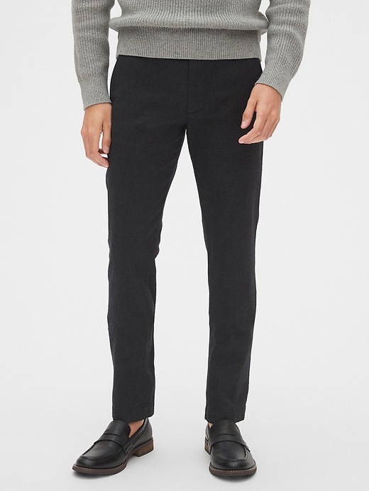 Image number 9 showing, Brushed Twill Pants in Slim Fit with GapFlex
