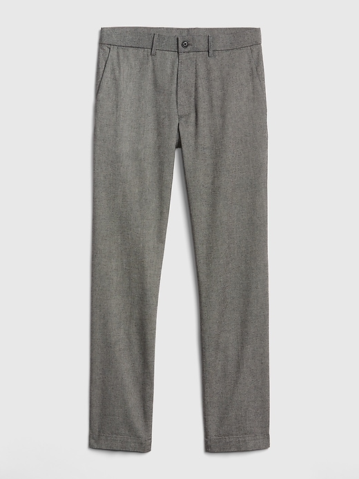 Image number 6 showing, Brushed Twill Pants in Slim Fit with GapFlex