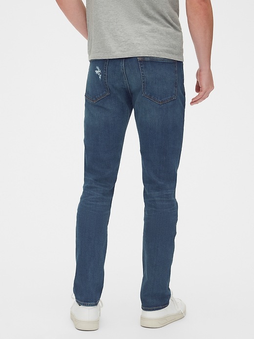 Image number 2 showing, Rip & Repair Slim Jeans with GapFlex