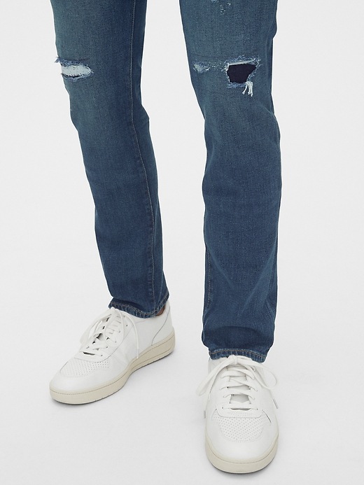 Image number 5 showing, Rip & Repair Slim Jeans with GapFlex