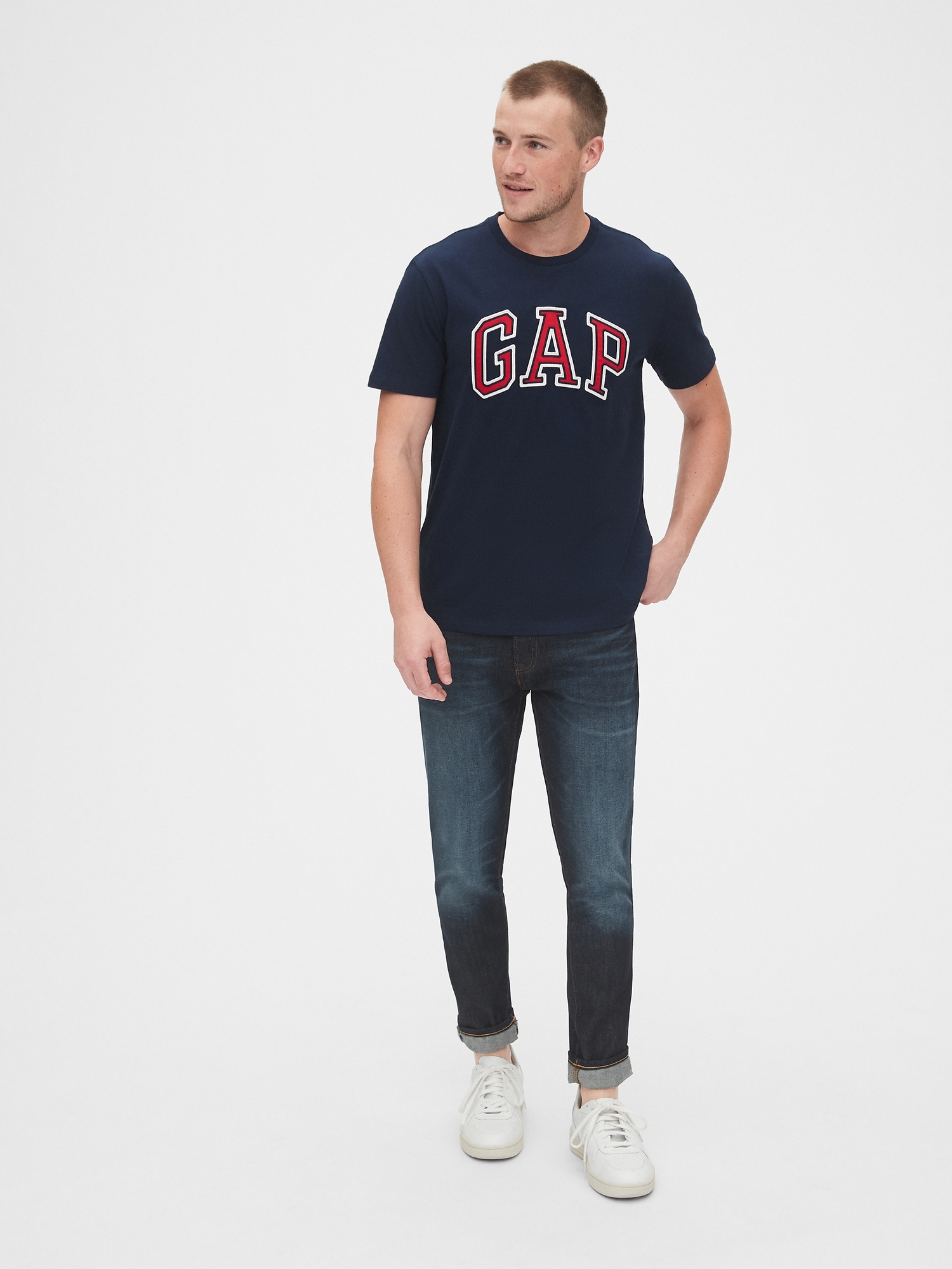 gap women's logo tee