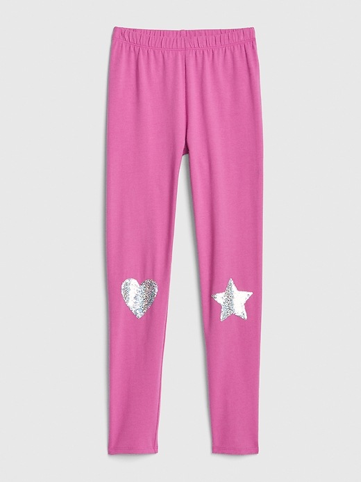 Image number 4 showing, Kids Flippy Sequin Everyday Stretch Leggings