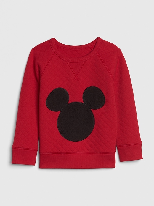 View large product image 1 of 3. babyGap &#124 Disney Mickey Mouse Quilted Sweatshirt