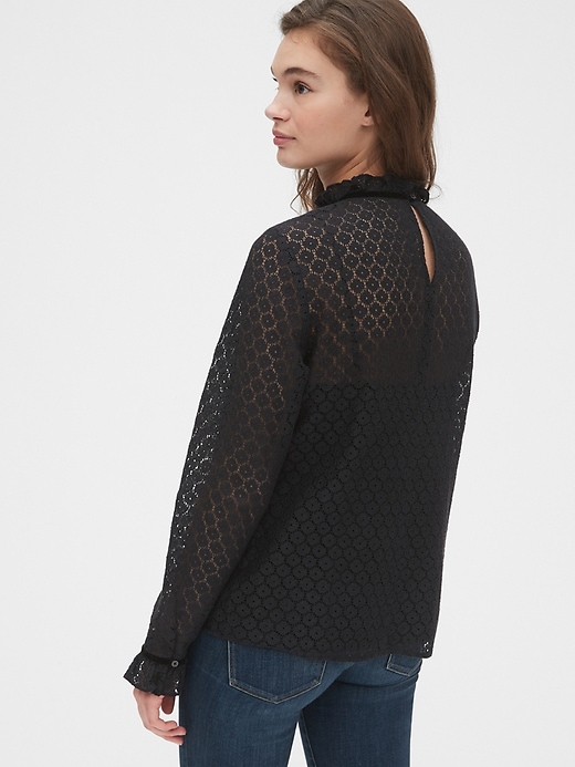 Image number 2 showing, Eyelet Lace Top
