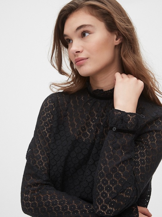 Image number 5 showing, Eyelet Lace Top