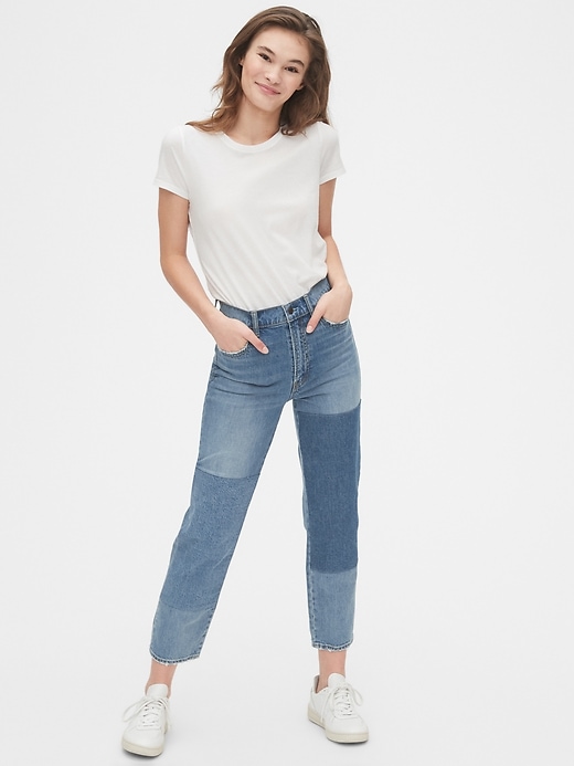 Image number 3 showing, High Rise Cheeky Straight Jeans with Secret Smoothing Pockets