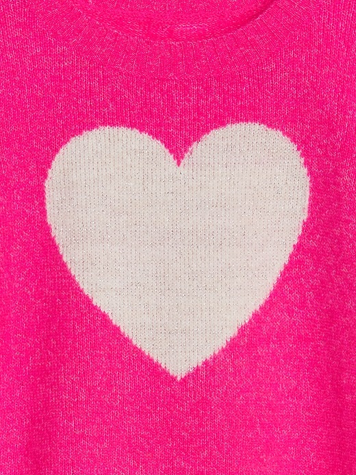 Image number 3 showing, Toddler Heart Sweater Dress