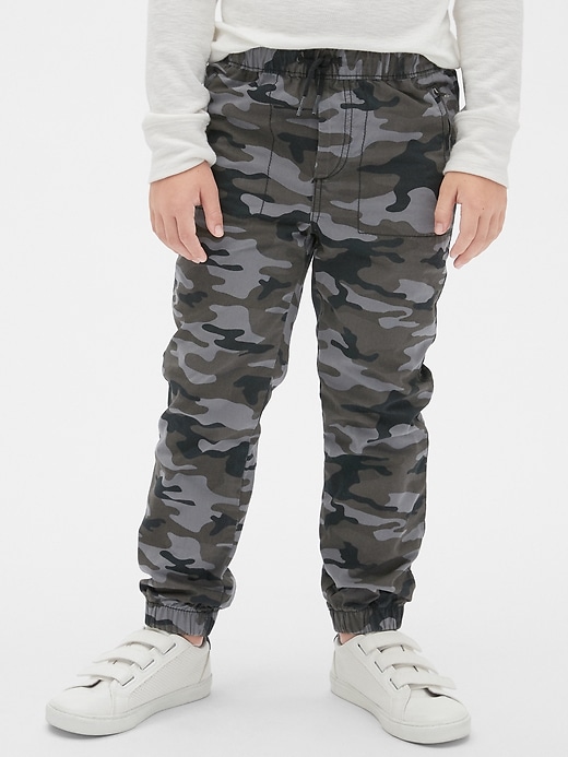 Image number 2 showing, Kids Jersey-Lined Joggers