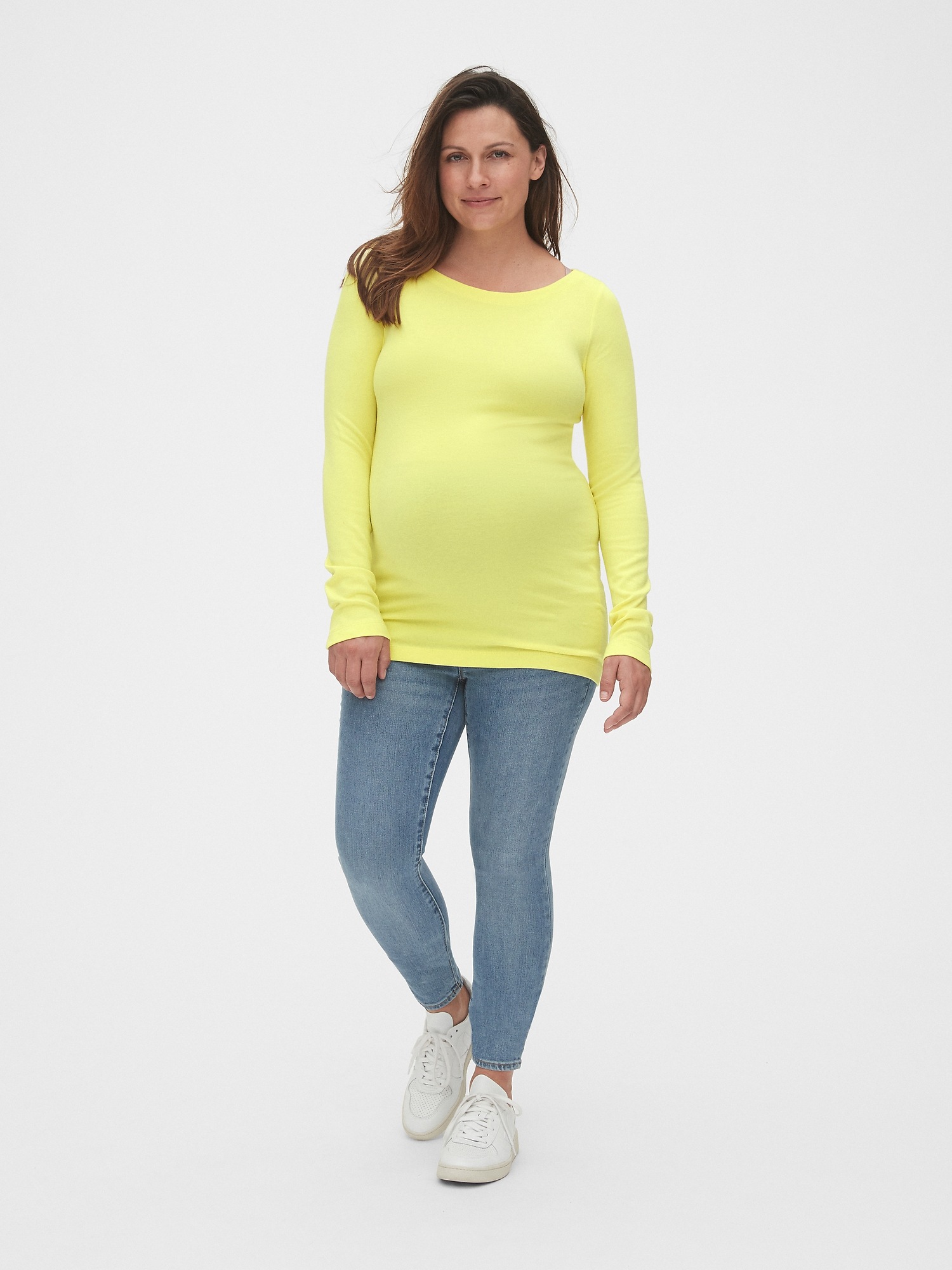 Maternity Modern Boatneck TShirt Gap