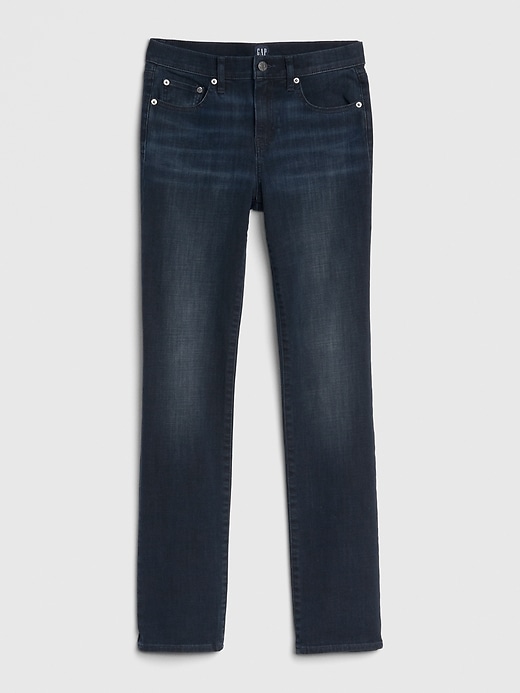 Image number 8 showing, Mid Rise Classic Straight Jeans in 360 Stretch
