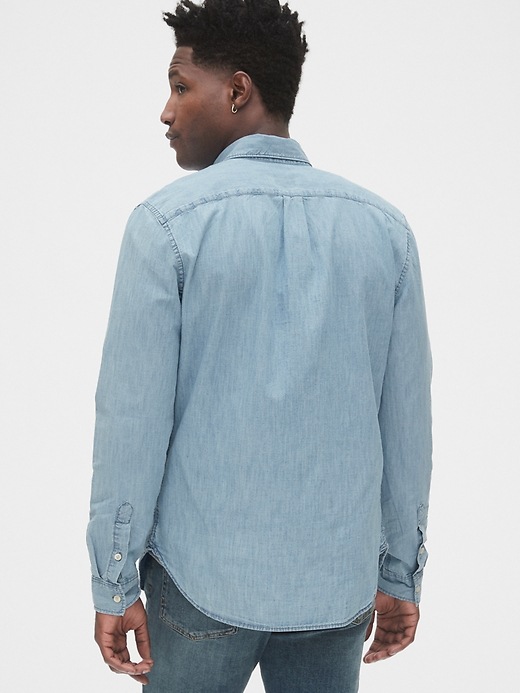 Image number 2 showing, Denim Shirt in Slim Fit