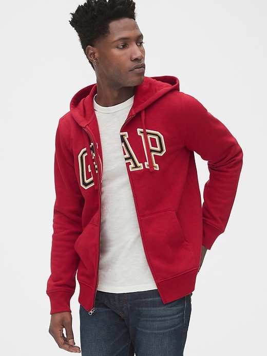 View large product image 1 of 1. Gap Arch Logo Hoodie