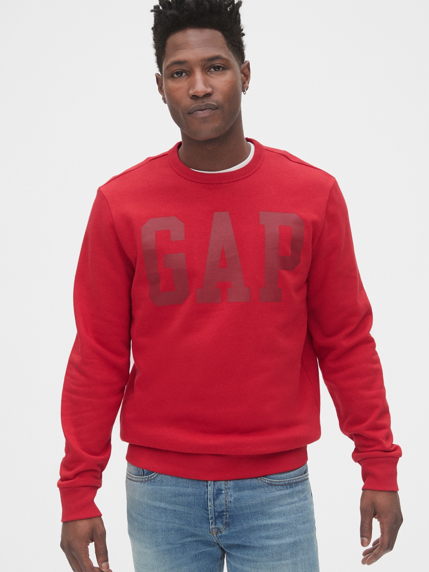 Gap logo easy cheap crewneck sweatshirt