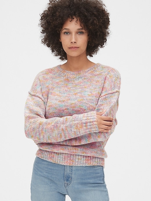 Image number 1 showing, Slouchy Crewneck Sweater