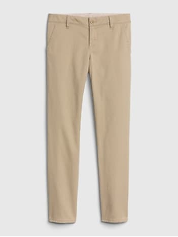 Kids Uniform Skinny Chinos with Gap Shield