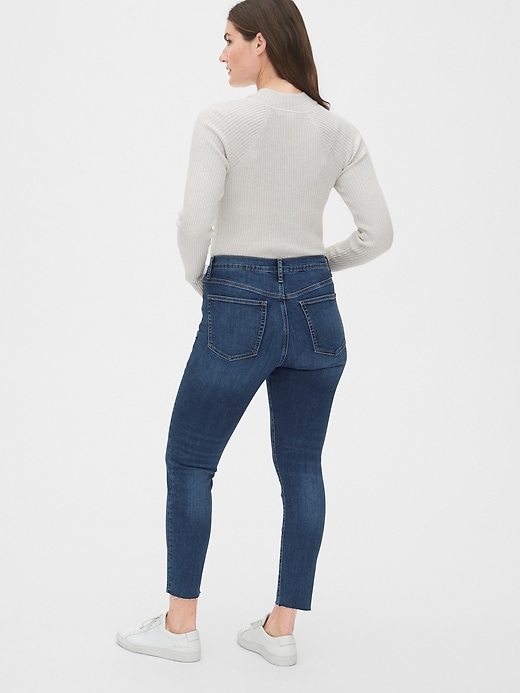 Image number 7 showing, High Rise True Skinny Ankle Jeans with Secret Smoothing Pockets