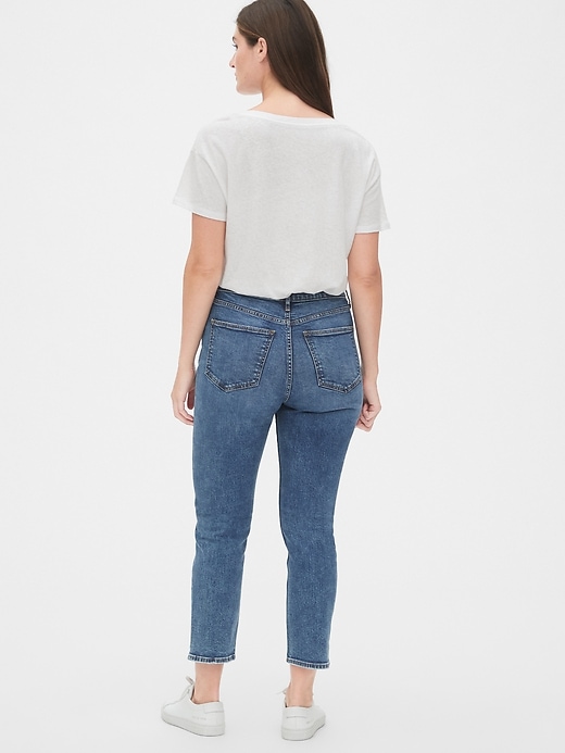 Image number 7 showing, High Rise Cigarette Jeans with Secret Smoothing Pockets