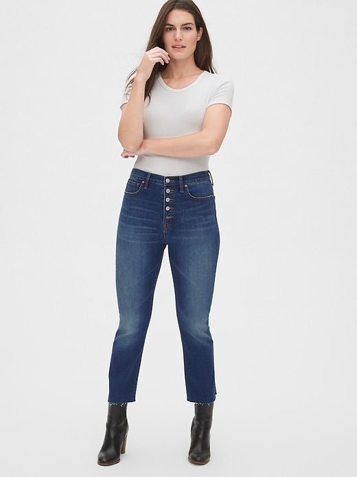 Image number 6 showing, High Rise Crop Boot Jeans with Secret Smoothing Pockets