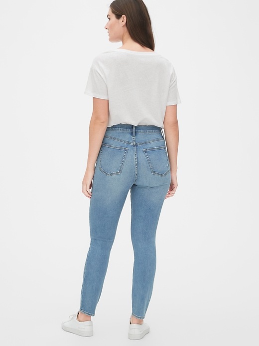 Image number 7 showing, High Rise True Skinny Jeans with Secret Smoothing Pockets