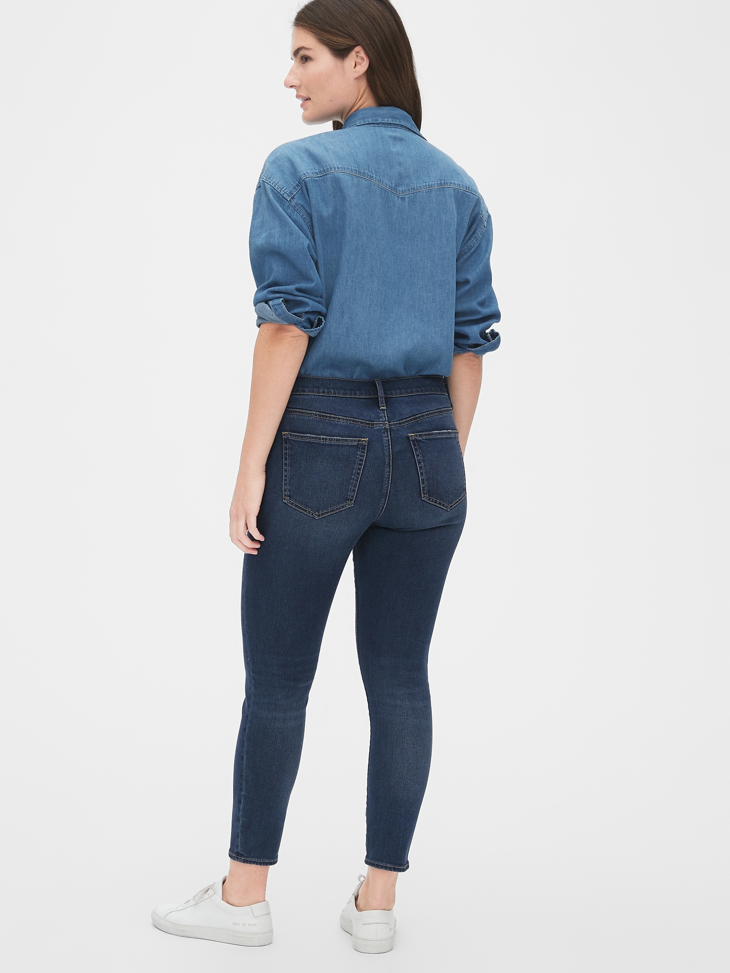 gap mid rise true skinny ankle jeans