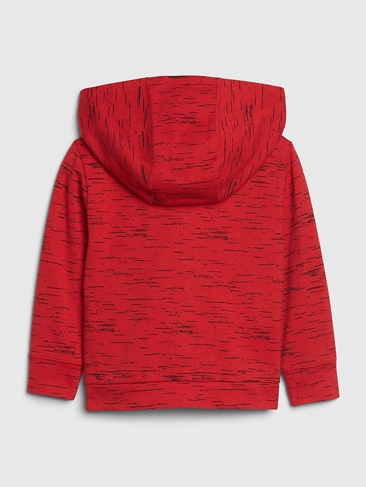 2 of 8 showing, with the color modern red of product Toddler Fit Tech Hoodie Sweatshirt