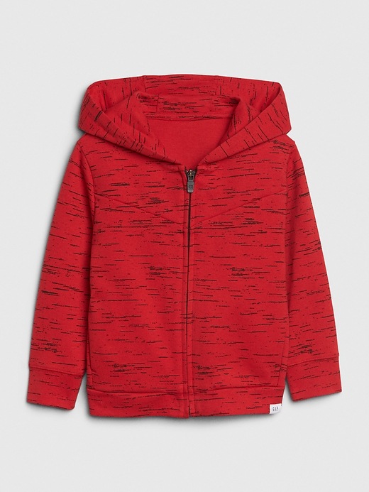 1 of 8 showing, with the color modern red of product Toddler Fit Tech Hoodie Sweatshirt