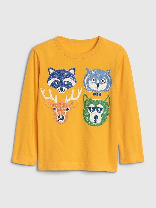 View large product image 1 of 3. Toddler Graphic Long Sleeve T-Shirt