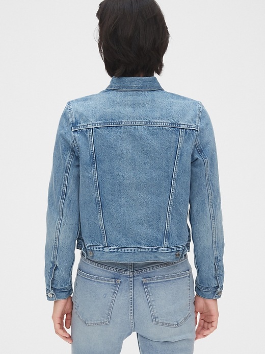 Image number 2 showing, Icon Denim Jacket with Flannel Lining