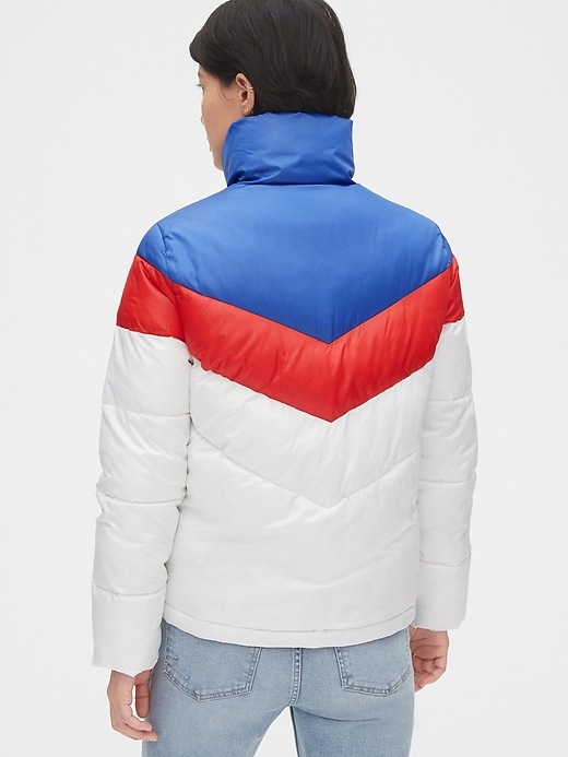 Image number 2 showing, ColdControl Max High Shine Colorblock Puffer Jacket