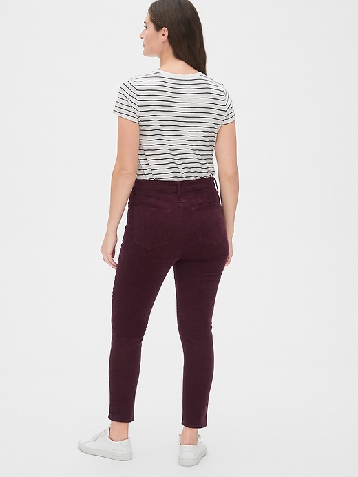 Image number 3 showing, High Rise True Skinny Cords with Secret Smoothing Pockets
