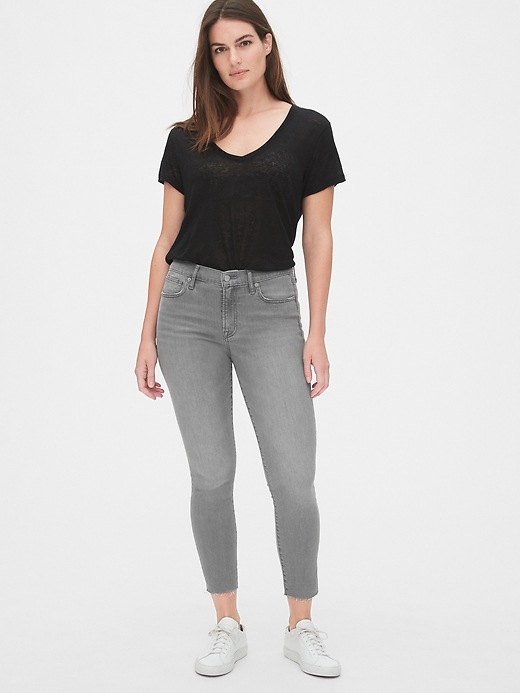 Image number 6 showing, Mid Rise True Skinny Ankle Jeans